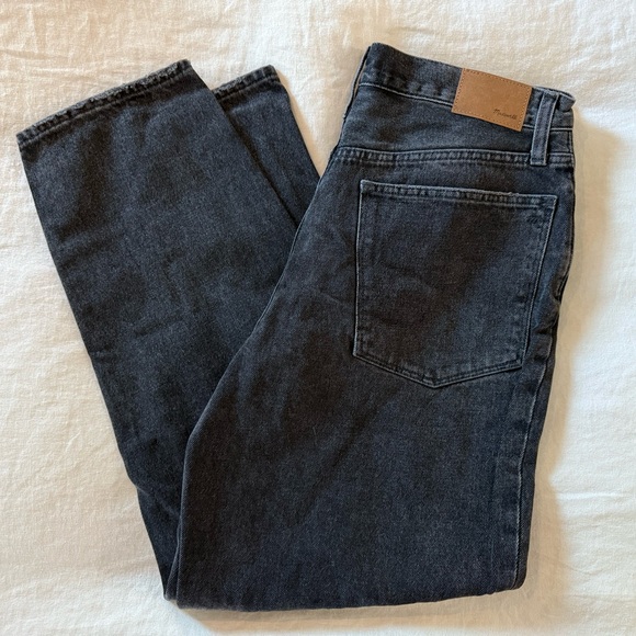 NWT Madewell Women’s Black Straight-Leg Jeans - Baggy Tapered Style - 30 waist - Picture 7 of 13